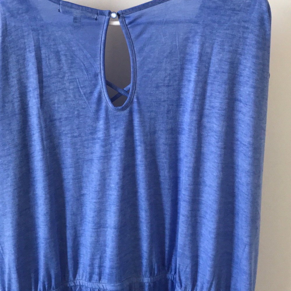 Blue Romper Plus Size - Picture 6 of 7